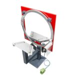 Univerzální motorizovaný balicí stroj OVINÁTOR pro balení pneumatik a kulatých zásilek s max. úhlopříčkou 880 mm (WR1050T) nebo 1250 mm (WR1400T)